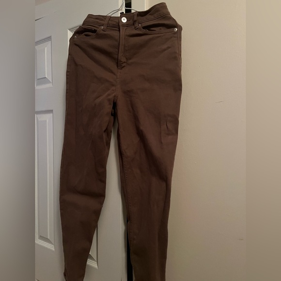 brown straight leg jeans - Picture 2 of 2